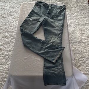 Old Navy Kicker Boot-Cut High Rise Jeans - Blue